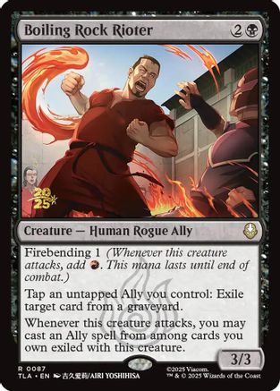Image of Boiling Rock Rioter [Avatar: The Last Airbender Prerelease Cards]