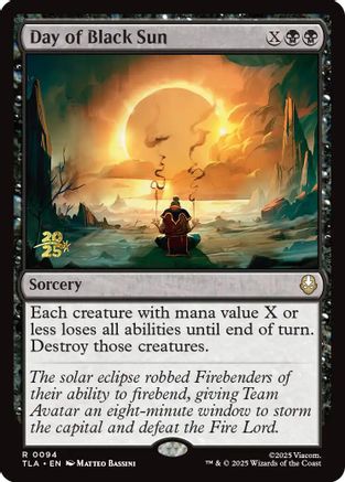 Image of Day of Black Sun [Avatar: The Last Airbender Prerelease Cards]