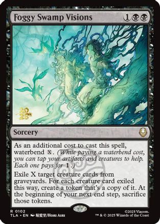 Image of Foggy Swamp Visions [Avatar: The Last Airbender Prerelease Cards]