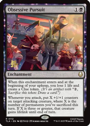 Image of Obsessive Pursuit [Avatar: The Last Airbender Prerelease Cards]