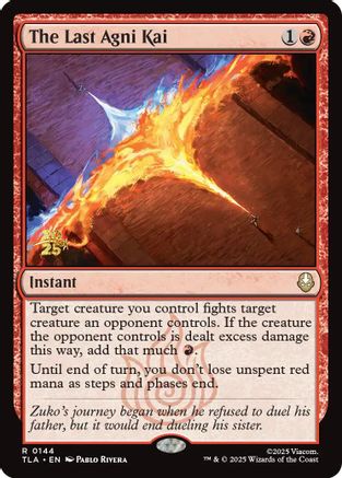 Image of The Last Agni Kai [Avatar: The Last Airbender Prerelease Cards]