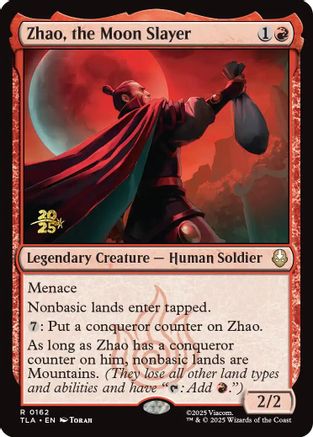 Image of Zhao, the Moon Slayer [Avatar: The Last Airbender Prerelease Cards]