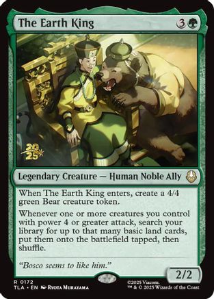 Image of The Earth King [Avatar: The Last Airbender Prerelease Cards]