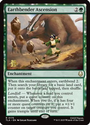 Image of Earthbender Ascension [Avatar: The Last Airbender Prerelease Cards]