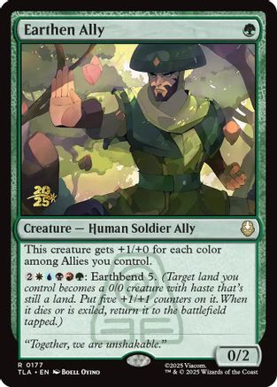 Image of Earthen Ally [Avatar: The Last Airbender Prerelease Cards]