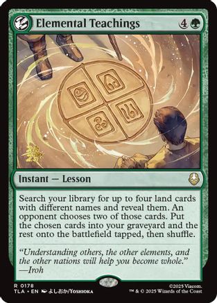 Image of Elemental Teachings [Avatar: The Last Airbender Prerelease Cards]