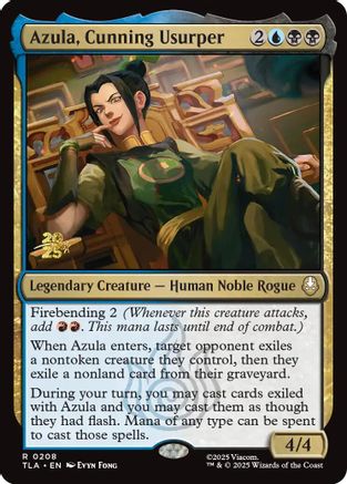 Image of Azula, Cunning Usurper [Avatar: The Last Airbender Prerelease Cards]