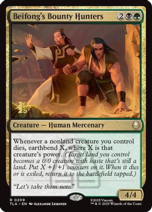 Image of Beifong's Bounty Hunters [Avatar: The Last Airbender Prerelease Cards]