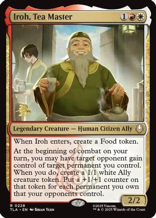 Image of Iroh, Tea Master [Avatar: The Last Airbender Prerelease Cards]