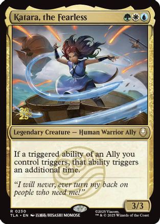 Image of Katara, the Fearless [Avatar: The Last Airbender Prerelease Cards]