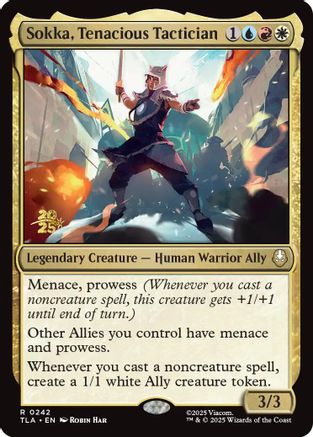 Image of Sokka, Tenacious Tactician [Avatar: The Last Airbender Prerelease Cards]
