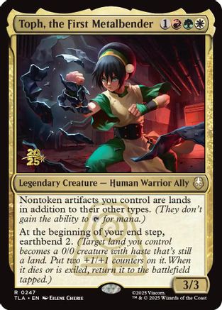 Image of Toph, the First Metalbender [Avatar: The Last Airbender Prerelease Cards]