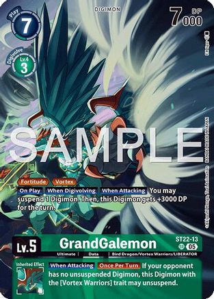 Image of GrandGalemon [ST22-13] [Starter Deck: Amethyst Mandala Advanced Deck Set]