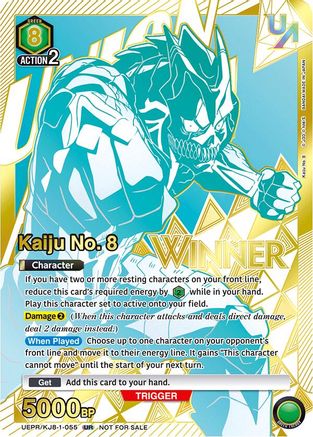 Image of Kaiju No. 8 (055) (Winner) (UEPR/KJ8-1-055) - Union Arena Promotion Cards Foil