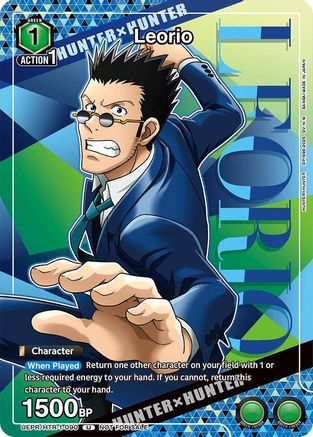 Image of Leorio (090) (UEPR/HTR-1-090) - Union Arena Promotion Cards Foil