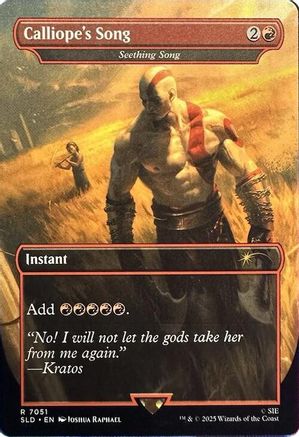 Image of Calliope's Song - Seething Song (SLD-7051) - Secret Lair Drop Series Foil