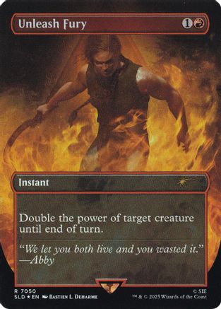 Image of Unleash Fury (Rainbow Foil) (SLD-7050) - Secret Lair Drop Series Foil