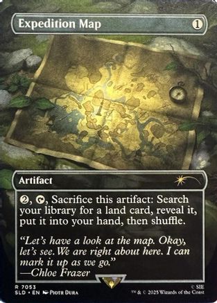 Image of Expedition Map (SLD-7053) - Secret Lair Drop Series