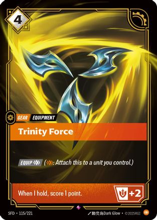 Image of Trinity Force (115/221) - Spiritforged Foil