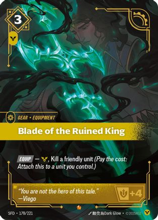 Image of Blade of the Ruined King (178/221) - Spiritforged Foil