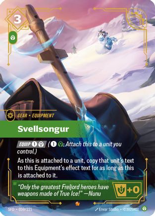 Image of Svellsongur (059/221) - Spiritforged Foil
