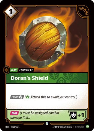 Image of Doran's Shield (033/221) - Spiritforged