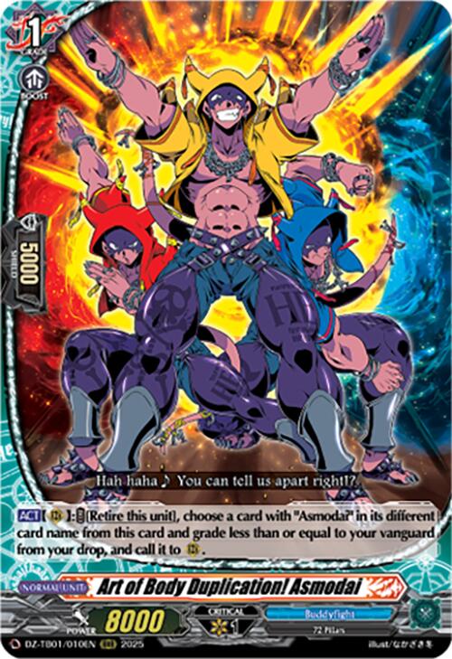 Image of Art of Body Duplication! Asmodai (DZ-TB01/010EN) (DZ-TB01/010EN) [Future Card Buddyfight]