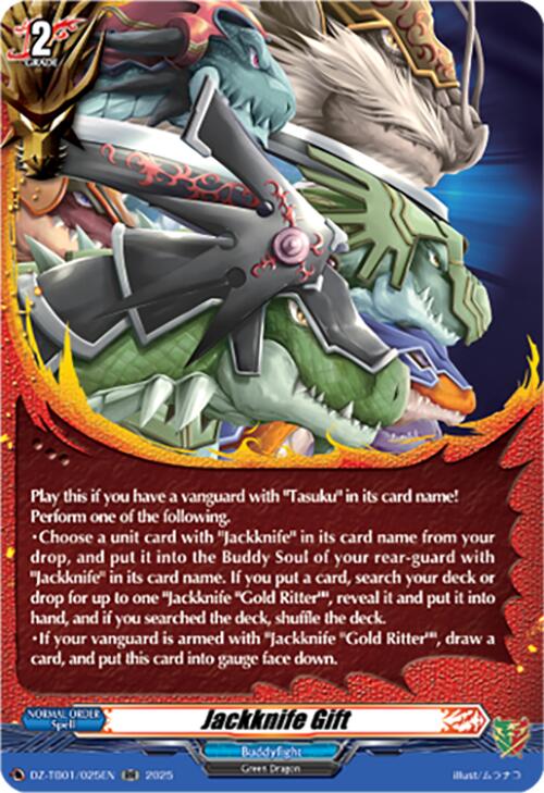 Image of Jackknife Gift (DZ-TB01/025EN) (DZ-TB01/025EN) [Future Card Buddyfight]