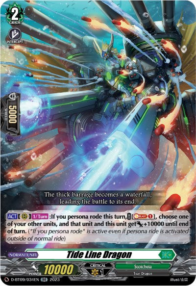 Image of Tide Line Dragon (D-BT09/034EN) [Dragontree Invasion]