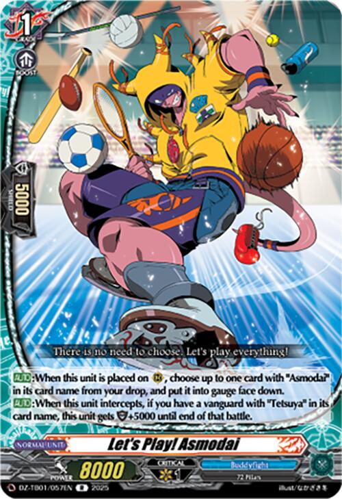 Image of Let's Play! Asmodai (DZ-TB01/057EN) (DZ-TB01/057EN) [Future Card Buddyfight]