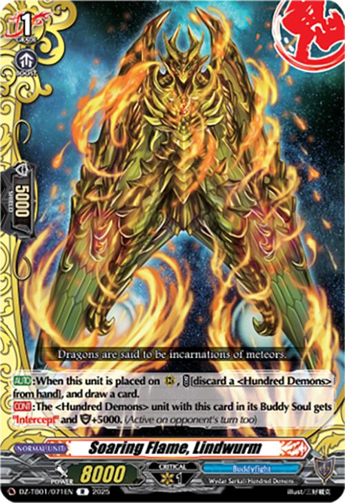 Image of Soaring Flame, Lindwurm (DZ-TB01/071EN) (DZ-TB01/071EN) [Future Card Buddyfight]