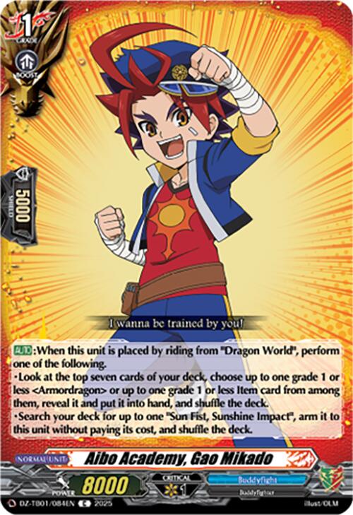Image of Aibo Academy, Gao Mikado (DZ-TB01/084EN) (DZ-TB01/084EN) [Future Card Buddyfight]
