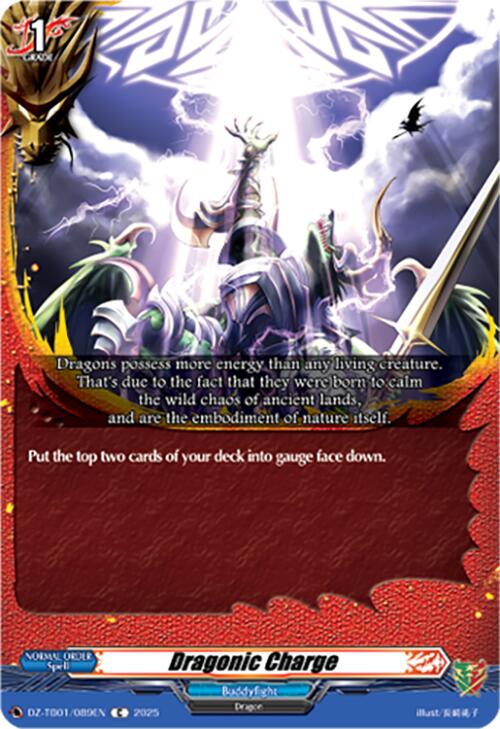 Image of Dragonic Charge (DZ-TB01/089EN) (DZ-TB01/089EN) [Future Card Buddyfight]