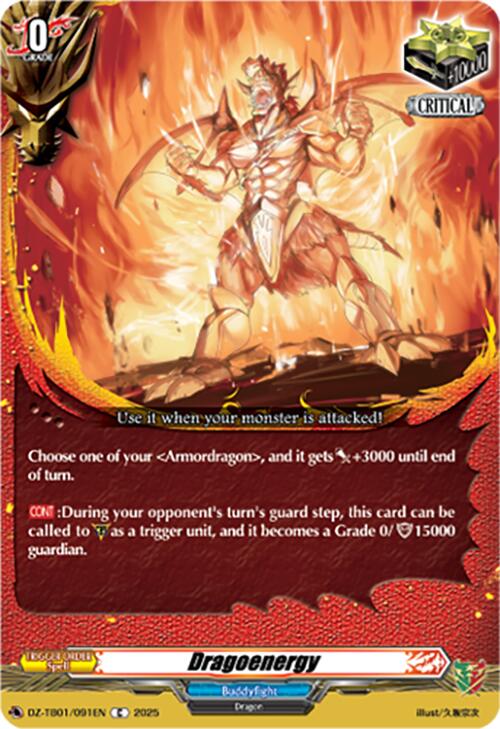 Image of Dragoenergy (DZ-TB01/091EN) (DZ-TB01/091EN) [Future Card Buddyfight]