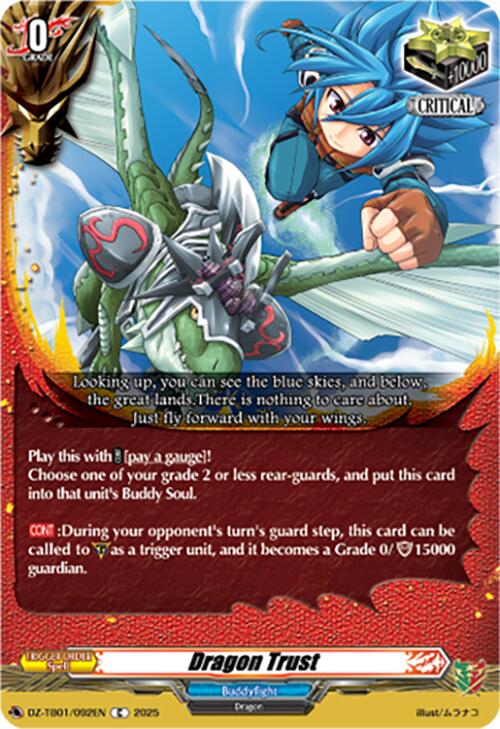 Image of Dragon Trust (DZ-TB01/092EN) (DZ-TB01/092EN) [Future Card Buddyfight]