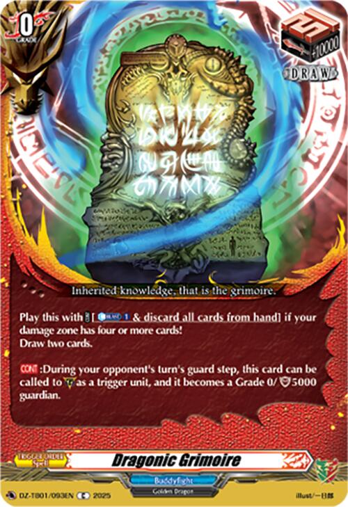 Image of Dragonic Grimoire (DZ-TB01/093EN) (DZ-TB01/093EN) [Future Card Buddyfight]