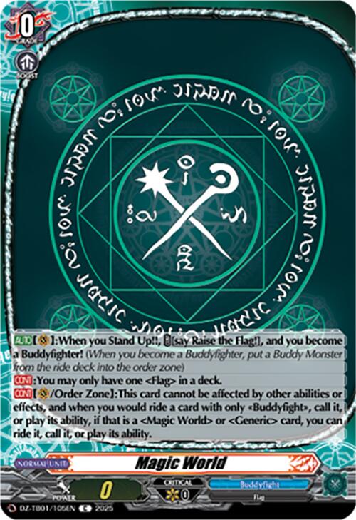 Image of Magic World (DZ-TB01/105EN) (DZ-TB01/105EN) [Future Card Buddyfight]