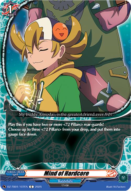 Image of Mind of Hardcore (DZ-TB01/107EN) (DZ-TB01/107EN) [Future Card Buddyfight]