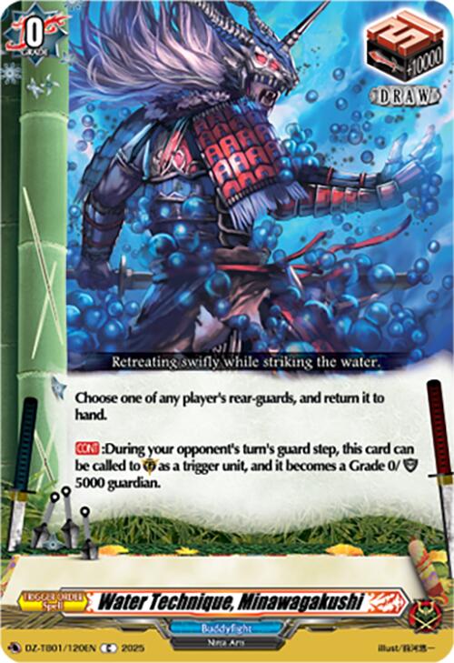 Image of Water Technique, Minawagakushi (DZ-TB01/120EN) (DZ-TB01/120EN) [Future Card Buddyfight]
