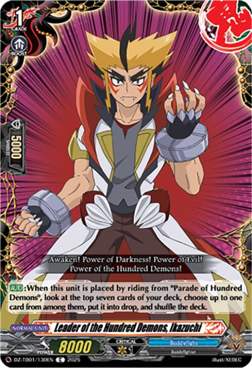 Image of Leader of the Hundred Demons, Ikazuchi (DZ-TB01/130EN) (DZ-TB01/130EN) [Future Card Buddyfight]