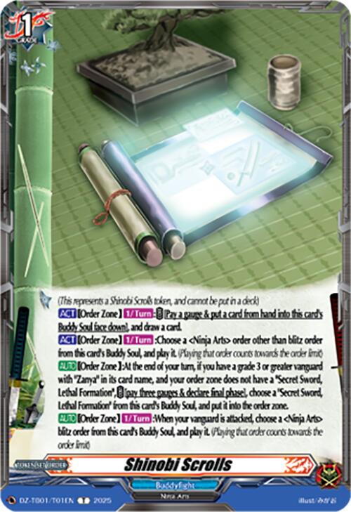 Image of Shinobi Scrolls (DZ-TB01/T01EN) (DZ-TB01/T01EN) [Future Card Buddyfight]