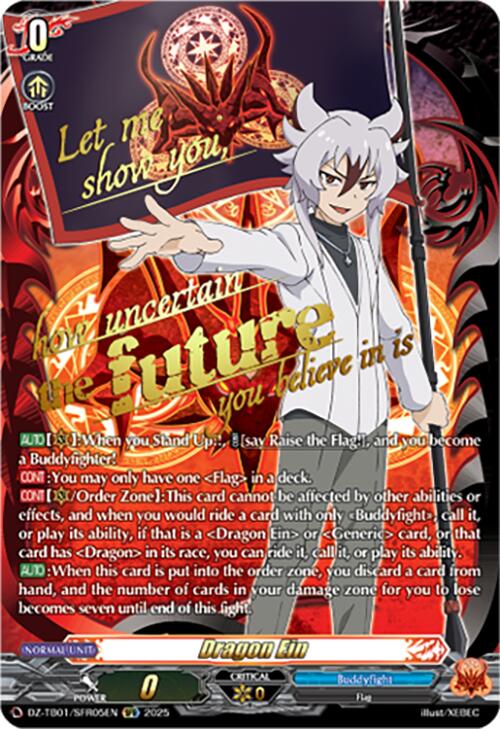 Image of Dragon Ein (DZ-TB01/SFR05EN) (DZ-TB01/SFR05EN) [Future Card Buddyfight]