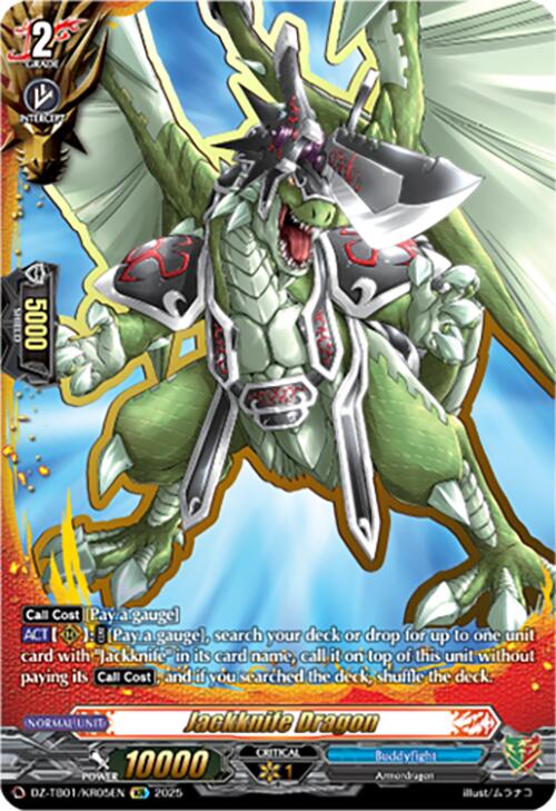 Image of Jackknife Dragon (DZ-TB01/KR05EN) (DZ-TB01/KR05EN) [Future Card Buddyfight]