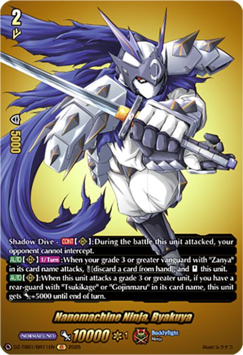 Image of Nanomachine Ninja, Byakuya (DZ-TB01/BR11EN) (DZ-TB01/BR11EN) [Future Card Buddyfight]