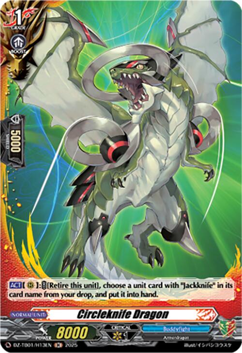Image of Circleknife Dragon (DZ-TB01/H13EN) (DZ-TB01/H13EN) [Future Card Buddyfight]