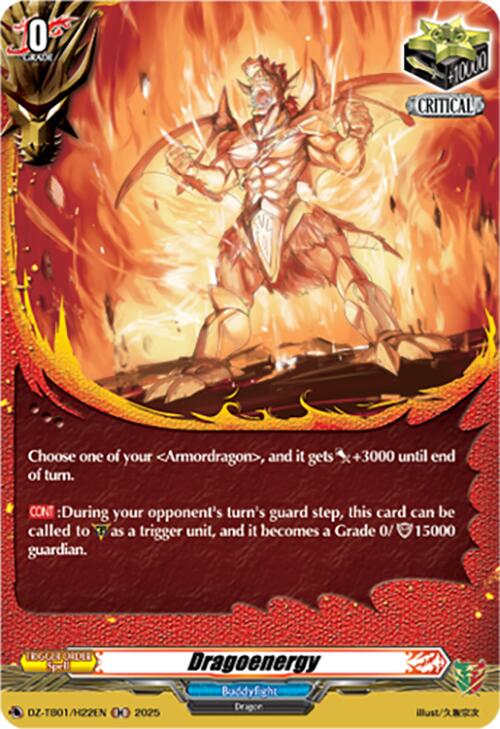 Image of Dragoenergy (DZ-TB01/H22EN) (DZ-TB01/H22EN) [Future Card Buddyfight]