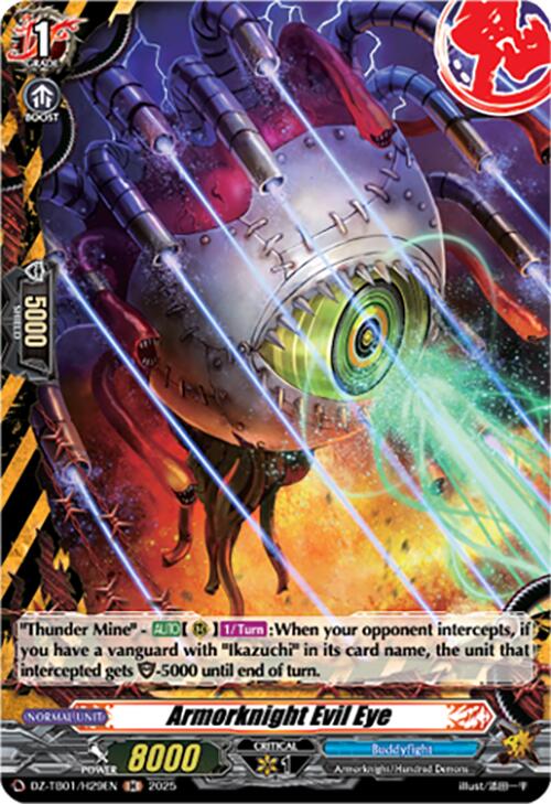 Image of Armorknight Evil Eye (DZ-TB01/H29EN) (DZ-TB01/H29EN) [Future Card Buddyfight]