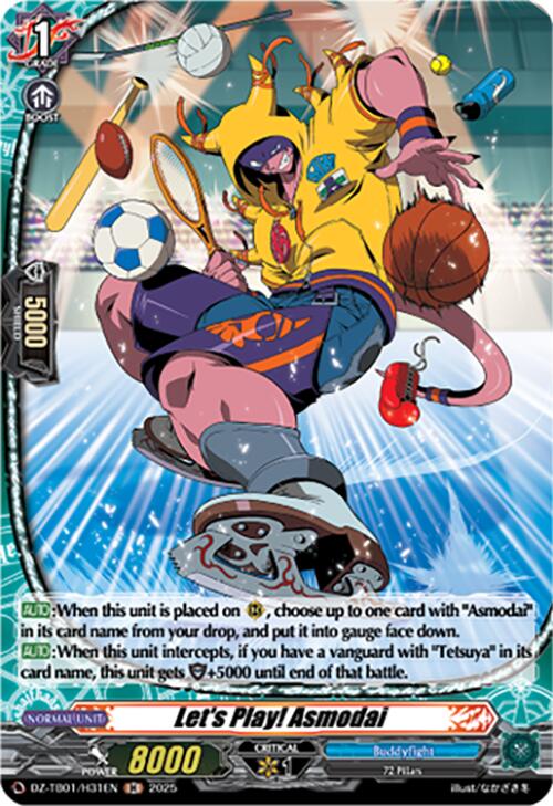 Image of Let's Play! Asmodai (DZ-TB01/H31EN) (DZ-TB01/H31EN) [Future Card Buddyfight]