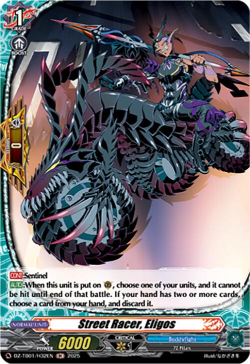 Image of Street Racer, Eligos (DZ-TB01/H32EN) (DZ-TB01/H32EN) [Future Card Buddyfight]