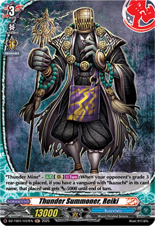 Image of Thunder Summoner, Reiki (DZ-TB01/H37EN) (DZ-TB01/H37EN) [Future Card Buddyfight]